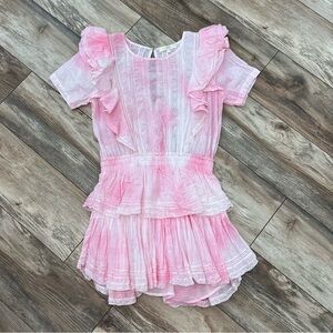 LoveShackFancy pink dress